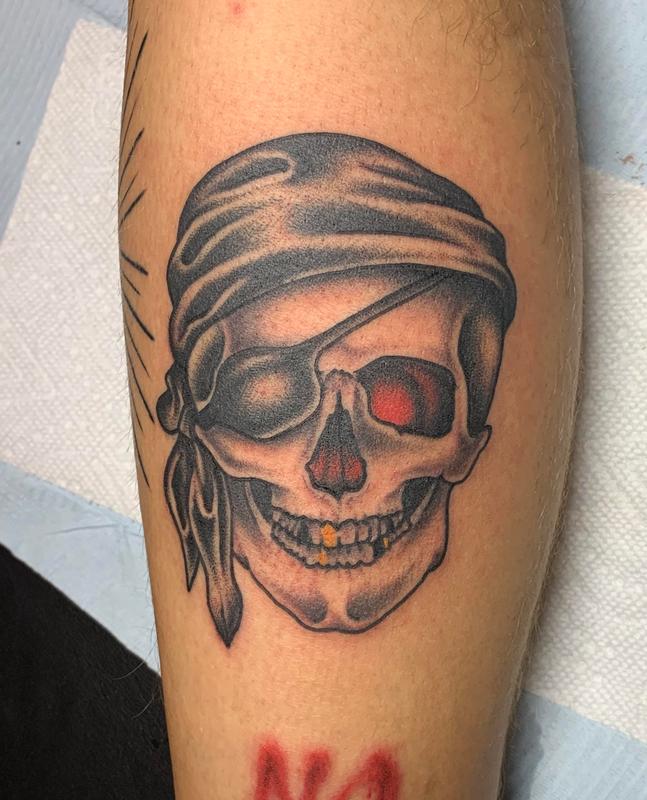 Unify Tattoo Company Tattoos Shane H Pirate skull